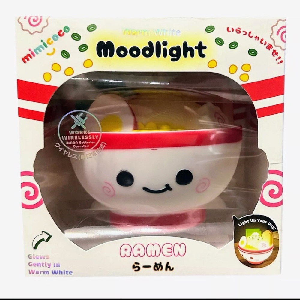 Mimicoco Mood light RAMEN Bowl - Wireless Warm White Nightlight - Picture 4 of 9